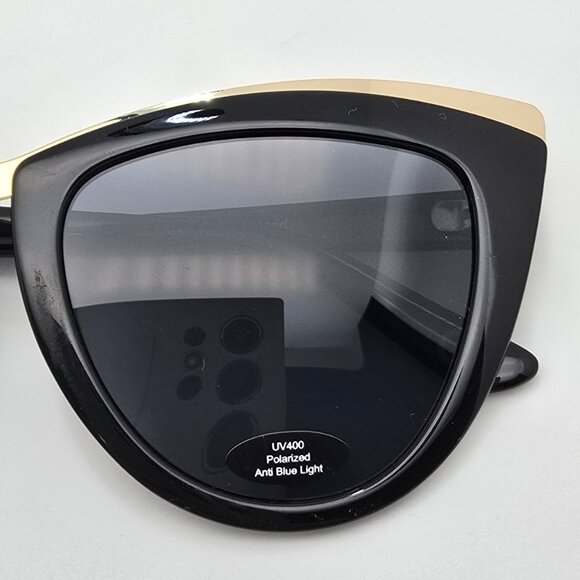 Prive Revaux The Juliet Black Frame Polarized Grey Len Cat Eye Sunglasses 53mm - Picture 15 of 16